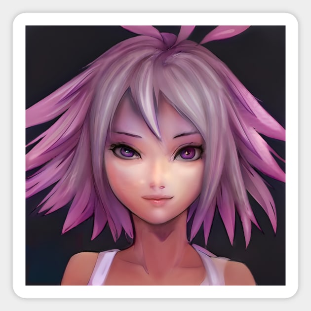 Emo Anime Girl Magnet by animegirlnft